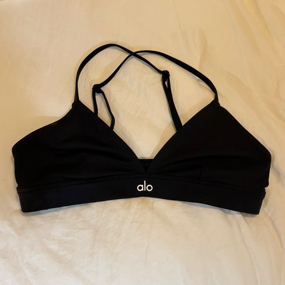 Alo Black Splendor Bra